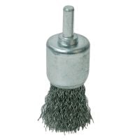 <!-- 025 -->Crimped Steel Wire End Brush 24mm