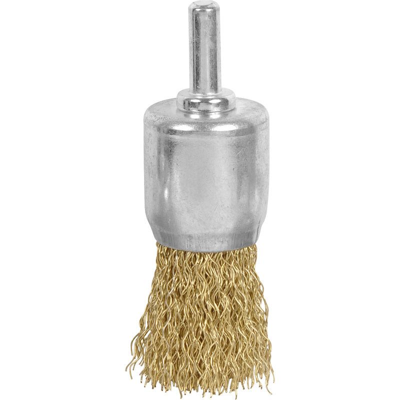 Crimped Steel Wire End Brush 24mm