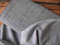 Robert Kaufman Chambray union with spots wide - INDIGO 