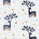 Dear Stella Hilltop deer on white