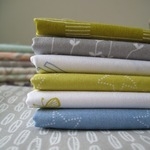 Mini Cloth stack softly softly Baby blue and yellow