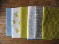 Mini Cloth stack softly softly Baby blue and yellow