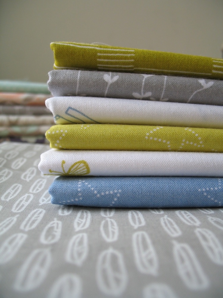 Mini Cloth stack softly softly Baby blue and yellow