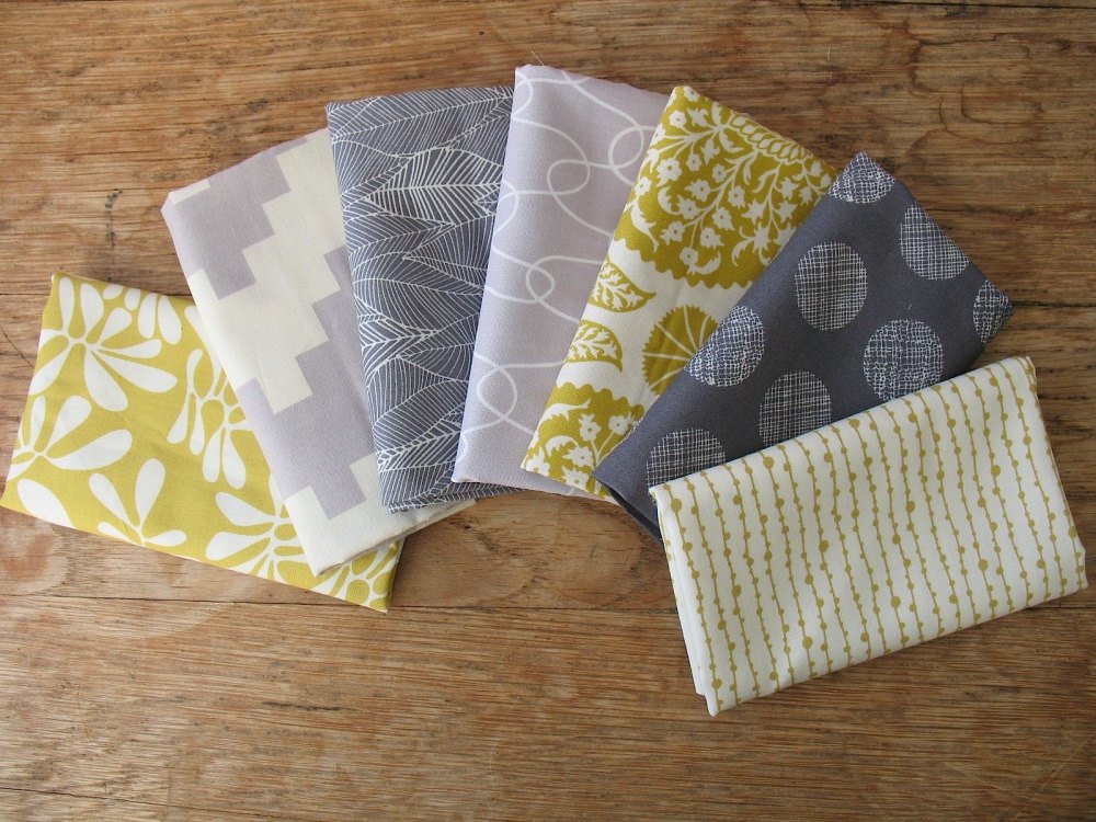 Mini Cloth stack grey and Charteuse part 7