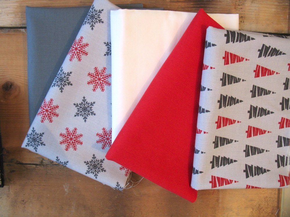 Mini cloth stack Bergen christmas selection