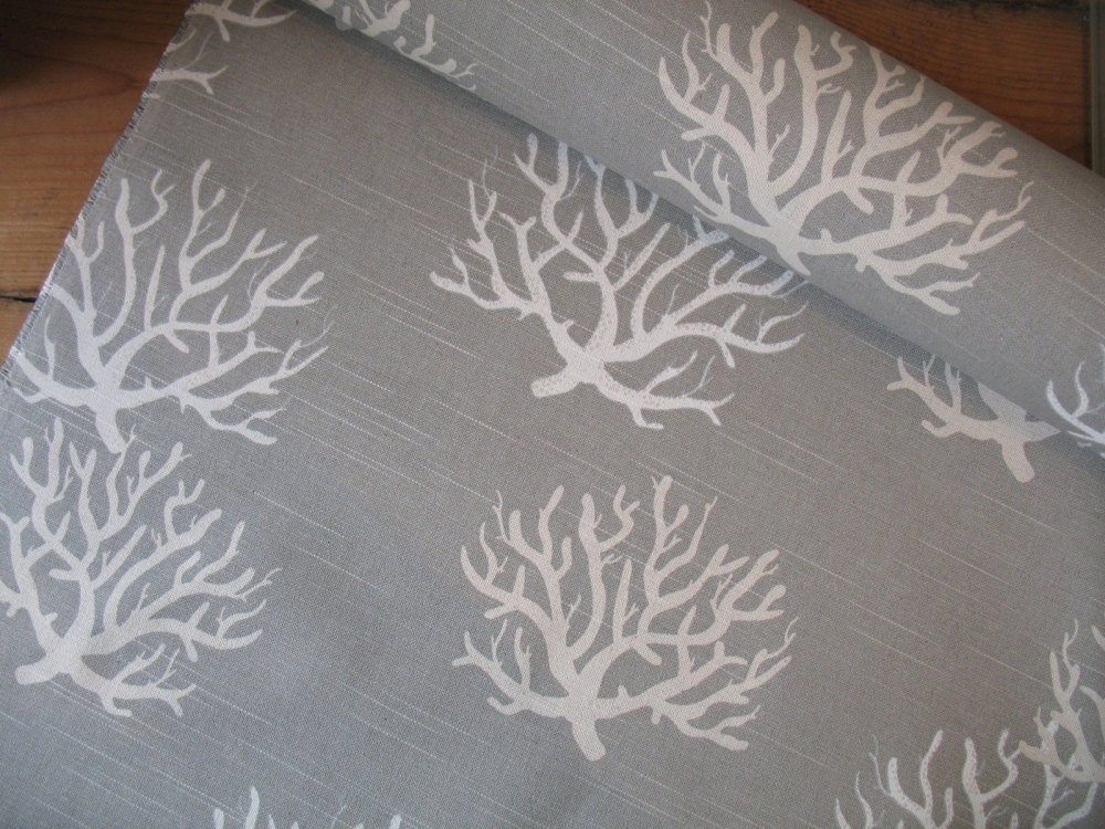 Premier Prints Isadella Coastal Gray/Natural Slub - light upholstery