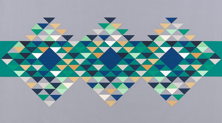 Angela Walters Fragmental Park Fractal Quilt Panel 