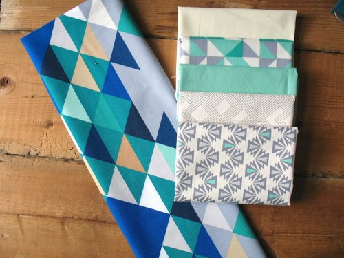 Mini Cloth stack Fragmental quilting taster