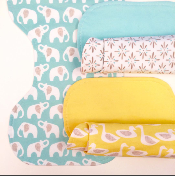 Cloud 9 FLANNEL Elephants on Grey