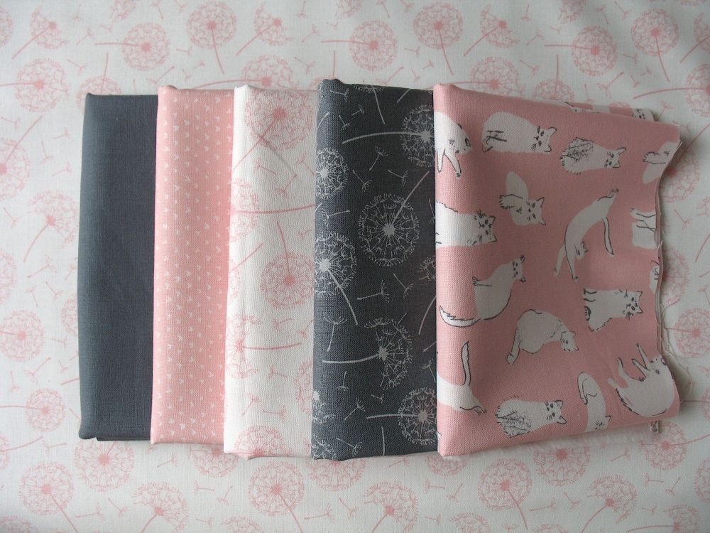 Dear Stella Hilltop fox hearts on petal pink 