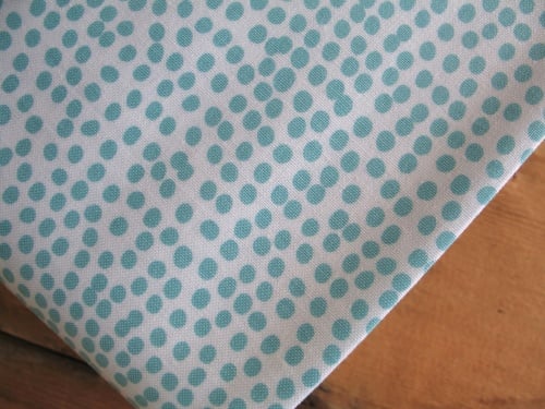 Dashwood Studios Flurry teal on white