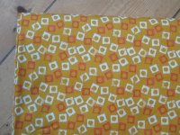 Jillian Philips - Paper Meadow -block prints on yellow