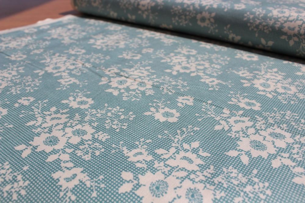 Tilda cabbage rose libby in teal