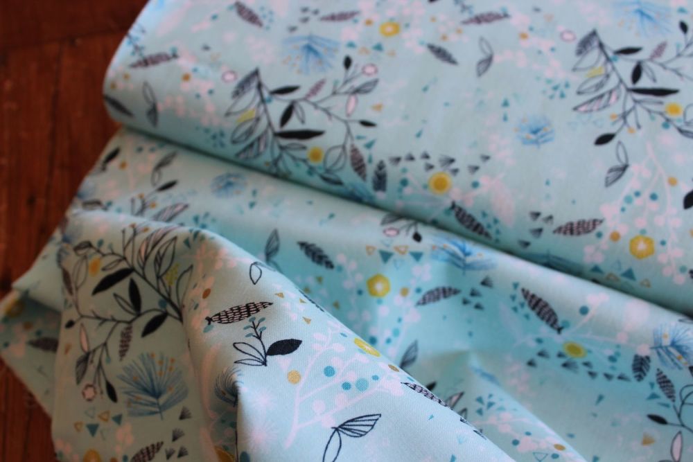 Bethan Janine Norrland foliage on blue