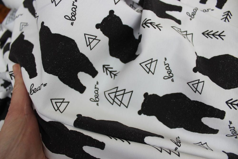 Dutch JERSEY Graphic  bears on white 