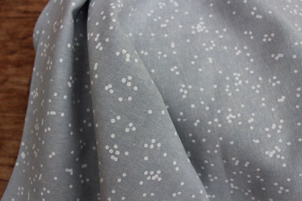 Erin Dollar Arroyo dashed on  Essex yarn dyed mist 