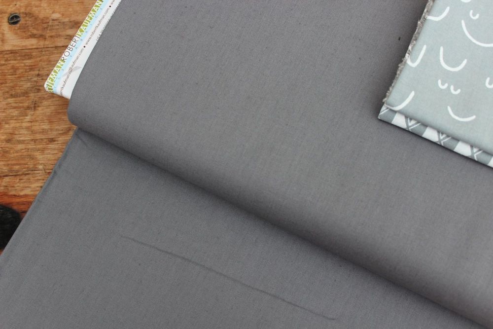 Robert Kaufman Essex LINEN in GRAPHITE 