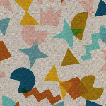 Rashida Coleman- Hale- -Papercuts shape up topaz in canvas weight