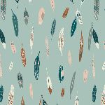 Art Gallery fabrics - Campsite - heather and feathers
