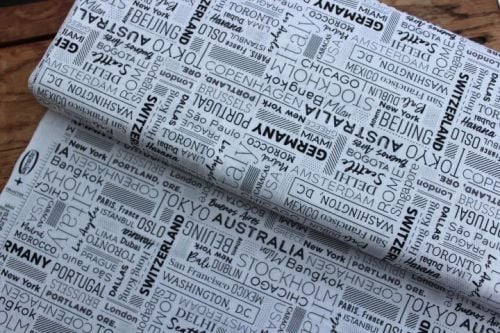 Art Gallery fabrics -raise the volume - city sound