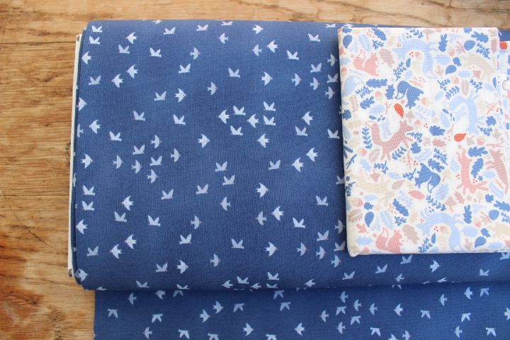 Dear Stella Cold Comfort flight birds on blue