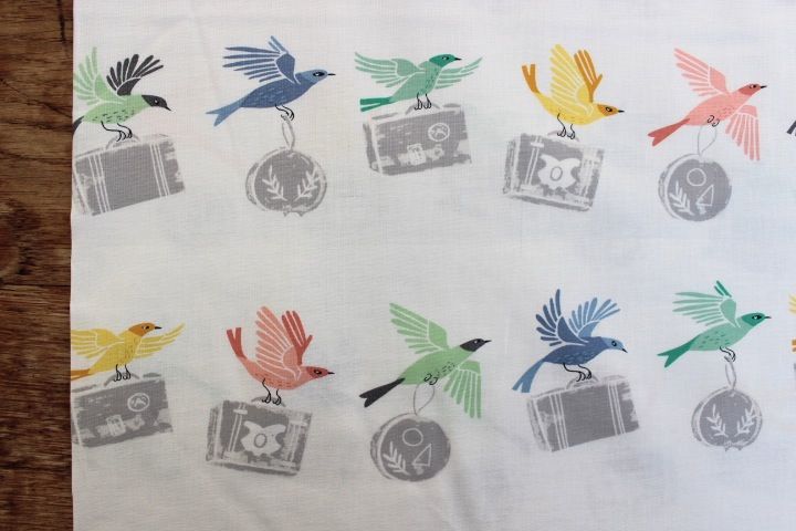Dear Stella Journey on a way birds with luggage