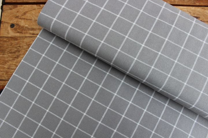 Robert Kaufman Essex YARN DYED classic wovens windowpane steel