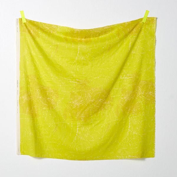 Nani Iro PLanet in yellow Cotton double gauze 2018