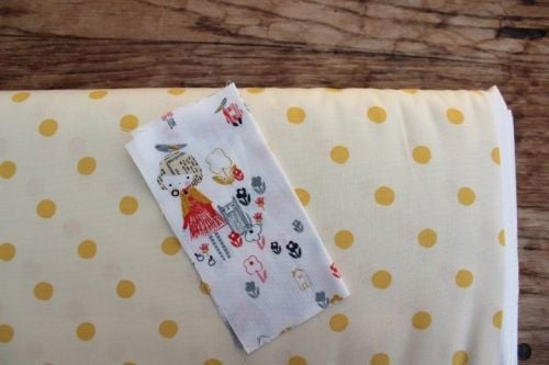 Heather Ross Sugarplum Spot in yellow