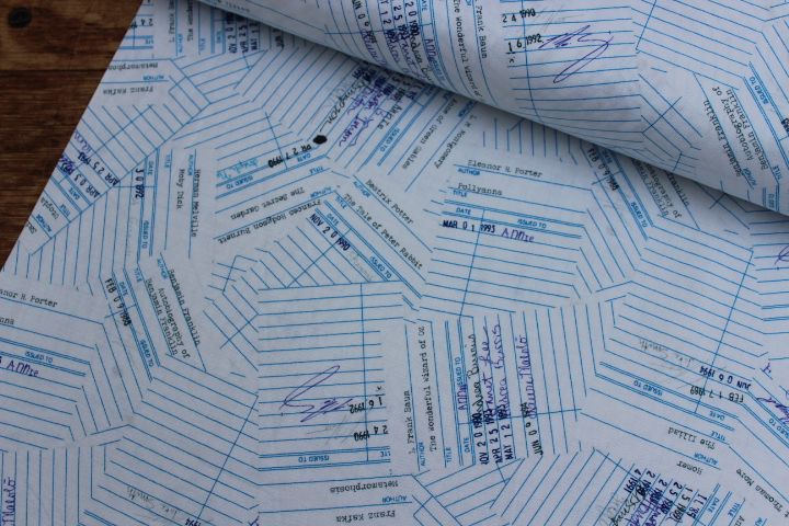 Heather Givans Jot library cards