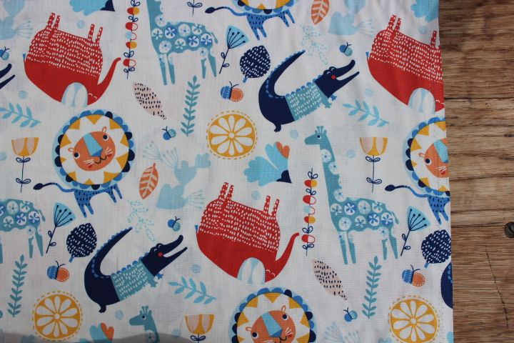 Victoria Johnson Painted Jungle menagerie on cream