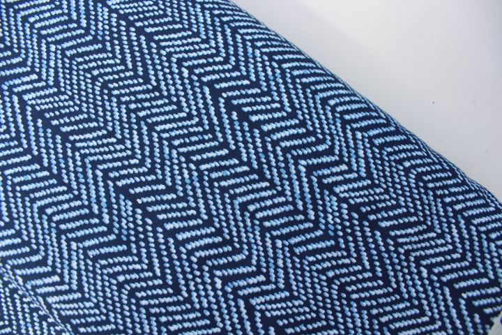 Cloud 9-Terrestrial herringbone in navy
