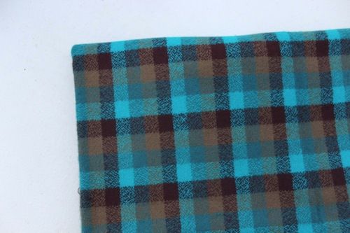 Robert Kaufman Mammoth Flannel -perfect check in surf