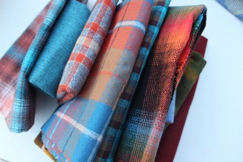 Robert Kaufman Shetland Flannel -Maroon