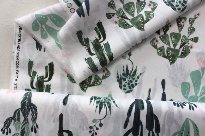 Dear Stella / Rae Ritchie Desert Bloom cacti in white