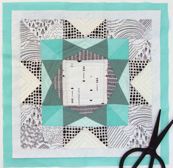 Art Gallery fabrics -Pine Lullaby - line markings