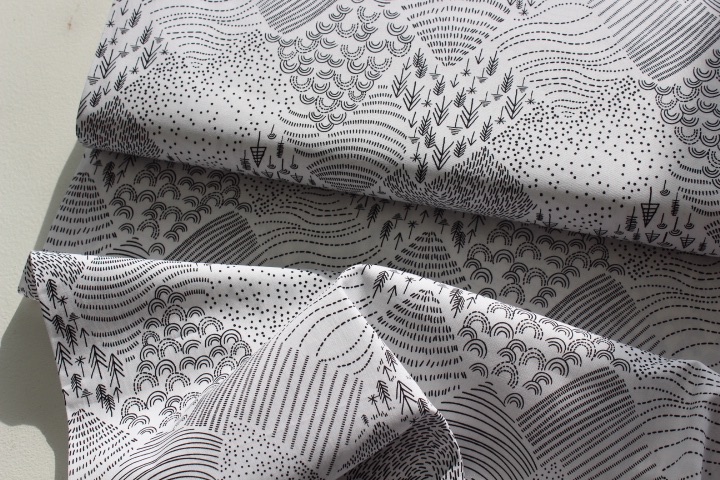 Art Gallery fabrics -Pine Lullaby - Mountain pines