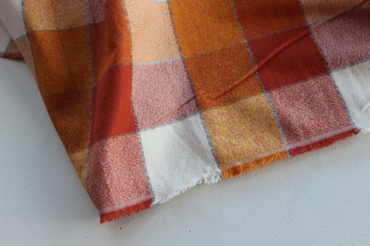 Robert Kaufman Mammoth Flannel -weathered in RUST