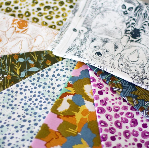Cloud 9-  Sarah Watson Grasslands - Embroiderd floral