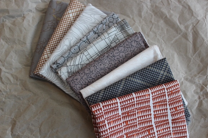 Mini Cloth stack Carolyn Friedlander CF Southern Dunes