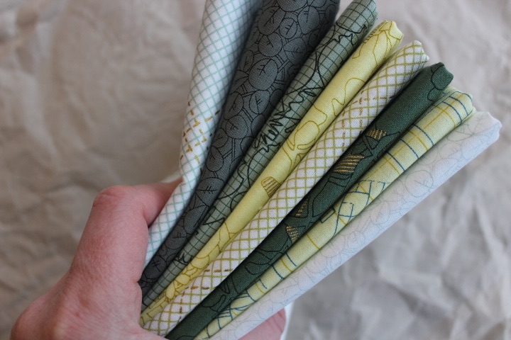 Mini Cloth stack Carolyn Friedlander CF Fernilicious