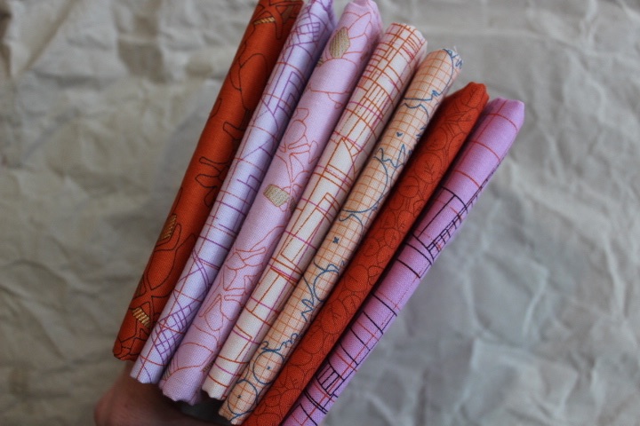 Mini Cloth stack Carolyn Friedlander CF lolly pop 