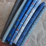 Mini Cloth stack Carolyn Friedlander CF deep blue 