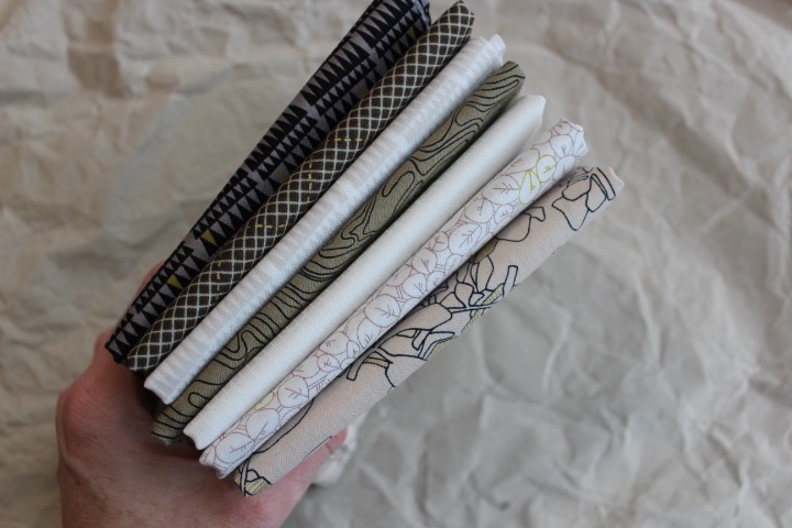 Mini Cloth stack Carolyn Friedlander darkness into light