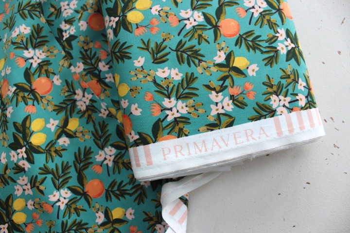 Rifle Paper Co. Menagerie-PRIMAVERA -citrus floral teal