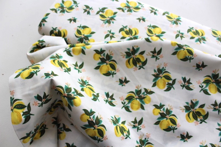 Rifle Paper Co. Menagerie-PRIMAVERA -citrus blossom - LEMON metallic