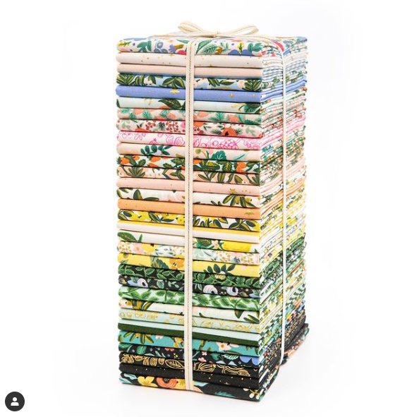 Rifle Paper Co. Menagerie-PRIMAVERA -pineapple stripe -CREAM metallic