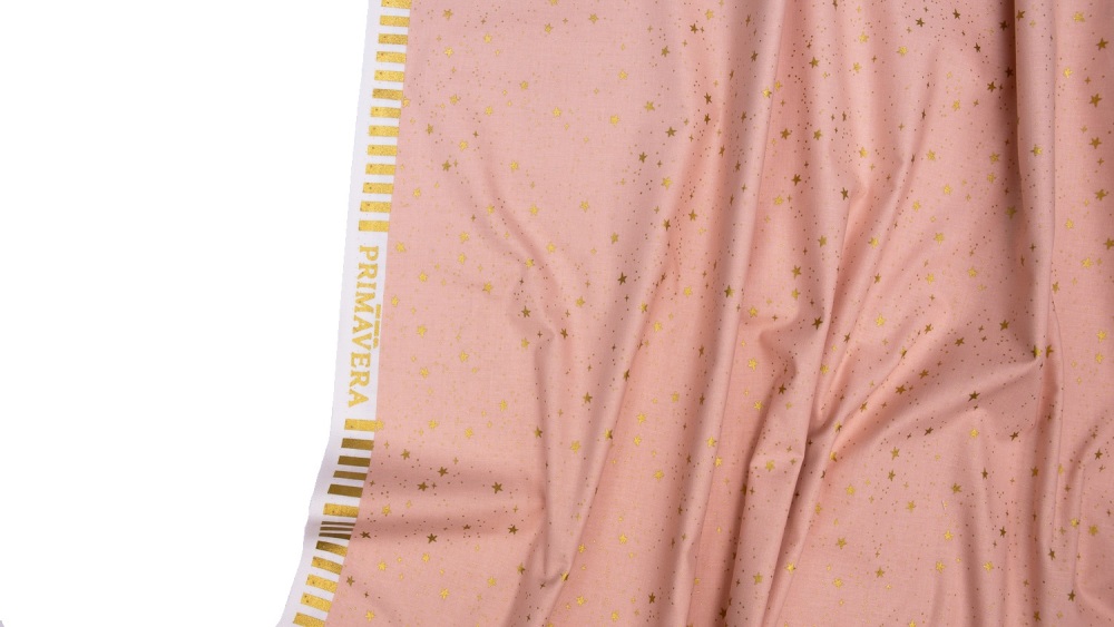Rifle Paper Co. Menagerie-PRIMAVERA -stars -BLUSH - metallic 