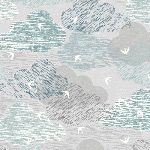 Joanne Cocker - Elements - clouds with birds 