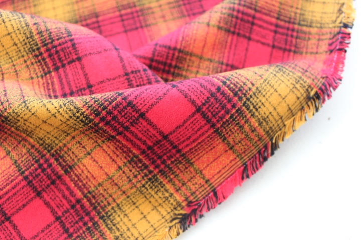 Robert Kaufman Mammoth Flannel -Flame thrower - Cayenne